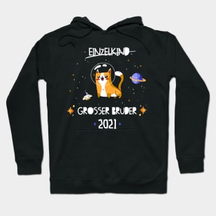 Großer Bruder 2021 Astronauten Katze Planeten Hoodie